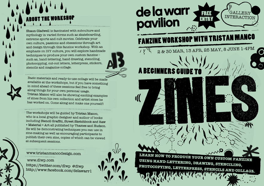 Zine workshops @ De La Warr Pavilion