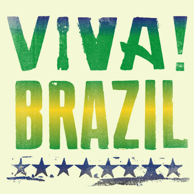 Viva Brazil logo design
